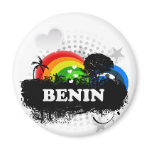 Cute Fruity Benin Fridge Magnet