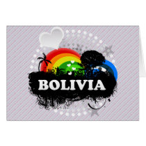 Cute Fruity Bolivia Greeting Cards
