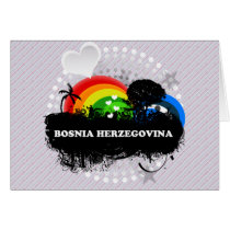 Cute Fruity Bosnia Herzegovina Cards