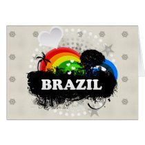 Cute Fruity Brazil Cards