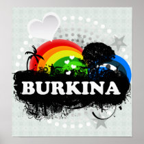Cute Fruity Burkina Print