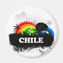 Cute Fruity Chile Magnet