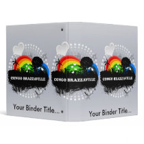 Cute Fruity Congo Brazzaville Vinyl Binder