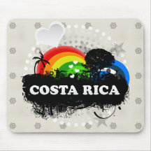 Cute Fruity Costa Rica Mouse Pad