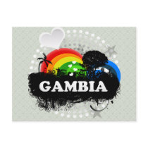 Cute Fruity Gambia Post Card