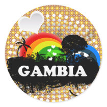 Cute Fruity Gambia Stickers