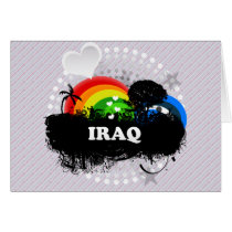 Cute Fruity Iraq Greeting Cards