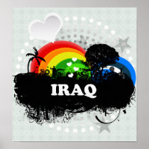 Cute Fruity Iraq Print