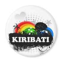 Cute Fruity Kiribati Fridge Magnets