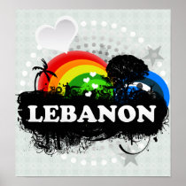 Cute Fruity Lebanon Posters