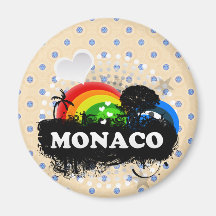Cute Fruity Monaco Fridge Magnet