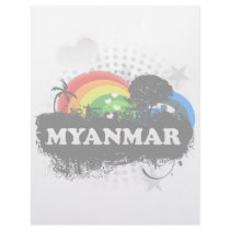Cute Fruity Myanmar Personalized Letterhead
