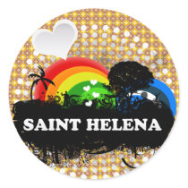 Cute Fruity Saint Helena Sticker