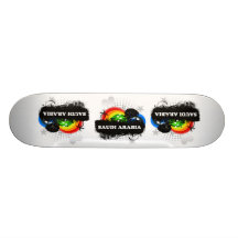 Cute Fruity Saudi Arabia Skateboard Deck