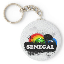 Cute Fruity Senegal Keychain