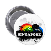 Cute Fruity Singapore Buttons