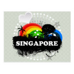 Cute Fruity Singapore Post Card