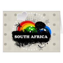Cute Fruity South Africa Cards