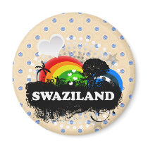 Cute Fruity Swaziland Magnet