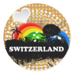 Cute Fruity Switzerland stickers