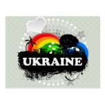 Cute Fruity Ukraine Postcards
