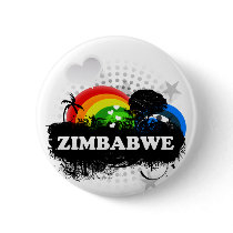 Cute Fruity Zimbabwe Button