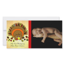 Cute Full Color Turkey photo cards by samack Cute Full Color Turkey photo cards