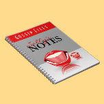 Cute Fun Big Mouth Gossip Files Custom Notebook notebooks