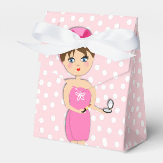 Cute Fun Girly Pamper Spa Party Theme For Girls Favor Boxes