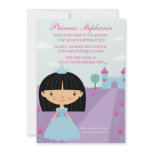 Cute fun princess girl's birthday party invitation