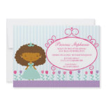 Cute fun princess girl's birthday party invitation