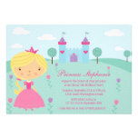 Cute fun princess girl's birthday party invitation invitations