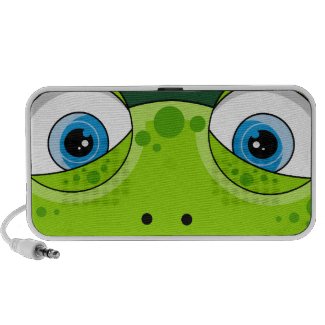 Cute Funky Frog Speakers doodle