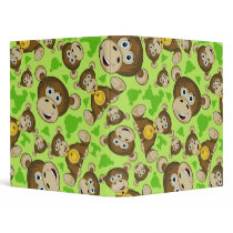 Cute Funky Monkey Binder
