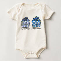 Cute & Funny Berries Cartoon Baby Onesie t-shirts by Swisstoons Cute & Funny Berries Cartoon Baby Onesie t-shirts