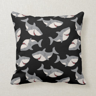 cute shark pillow