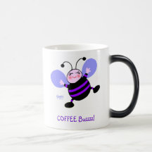 Cute Funny Caffeine Addict Morphing Coffee Mug