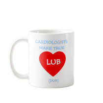 Cute Funny Cardiologist Gift Mug by Swisstoons Cute Funny Cardiologist Gift Mug