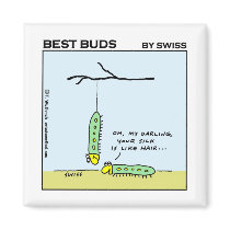 Cute Funny Caterpillar Cartoon Fridge Magnet