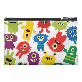 Cute Funny Colorful Monsters Pattern Travel Accessory Bag