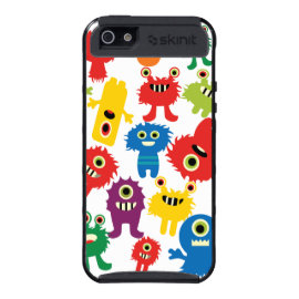 Cute Funny Colorful Monsters Pattern iPhone 5/5S Cover