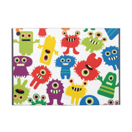 Cute Funny Colorful Monsters Pattern iPad Mini Case