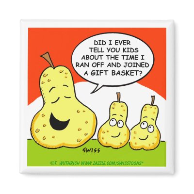 Cute Funny Giftbasket Food Cartoon Fridge Magnet magnet