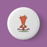 cute funny hair red robin