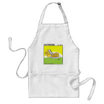 Cute Funny Holiday Dinner Cartoon Apron by Swisstoons Cute Funny Holiday Dinner Cartoon Apron