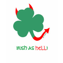 Cute Funny Ladies' Irish T-shirt by Swisstoons Cute Funny Ladies' Irish T-shirt