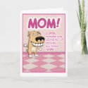 Cute, funny Mother's Day card: Adorable zazzle_card