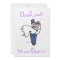 Cute Funny Offbeat Humorous "Save The Date" invitations