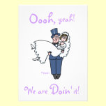 Cute Funny Offbeat Humorous "Save The Date" invitations