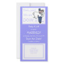 Cute Funny Offbeat Save-The-Date Photo Card photo cards by Swisstoons Cute Funny Offbeat Save-The-Date Photo Card photo cards